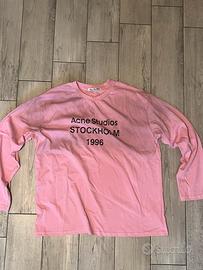 Maglietta Acne Studio Stockholm 1996 rosa