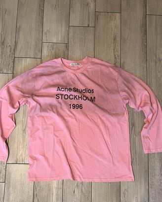 Maglietta Acne Studio Stockholm 1996 rosa