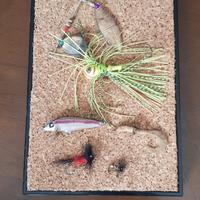 Quadro di pesca vintage