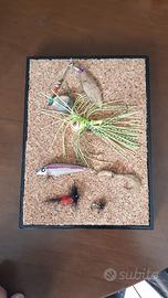 Quadro di pesca vintage