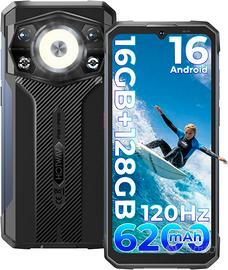 HOTWAV Cyber 17 Rugged Smartphone Android 16- NERO