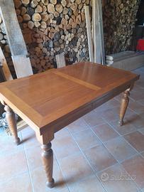 tavolo e 6 sedie castagno