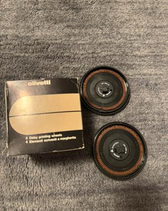 Olivetti  elementi scriventi e spool ribbon