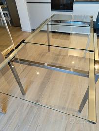 Tavolo Ikea Glivarp vestro e metallo