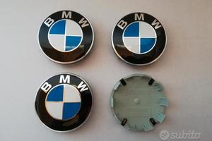 Set 4 coprimozzo originali BMW 1 2 3 4 5 X1 X3 X5