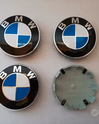 Set 4 coprimozzo originali BMW 1 2 3 4 5 X1 X3 X5