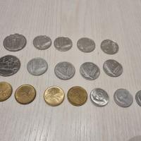17 monete in lire vari tipi: 2 da 100 lire anni 19