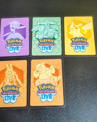 n.5 codici  live GCC differenti,Buio pesto ,nuovo