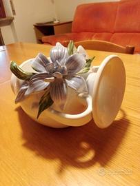 Porta vaso in ceramica