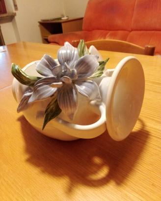 Porta vaso in ceramica