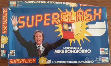 Superflash gioco in scatola vintage Mike Bongiorno