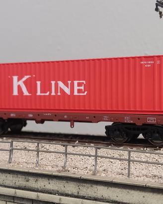 Os.Kar 4031.1 carro Rhmms con container 40'  H0