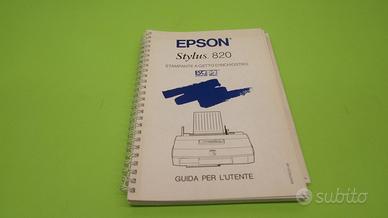 Manuale stampante Epson Stylus 820, usato,
