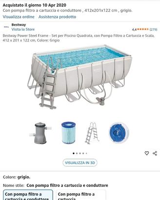 PISCINA BESTWAY RETTANGOLARE