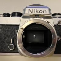 Nikon FE silver solo corpo