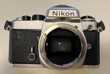 Nikon FE silver solo corpo