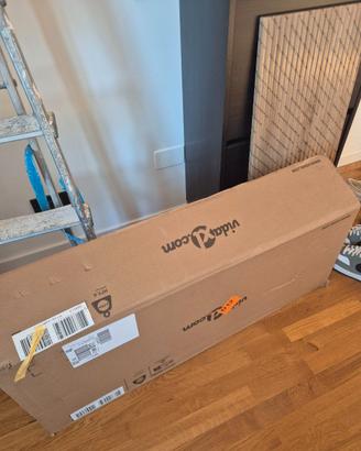 vidaXL Mobiletto da Bagno a Muro Rovere Artigianal