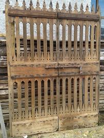 cancello in legno