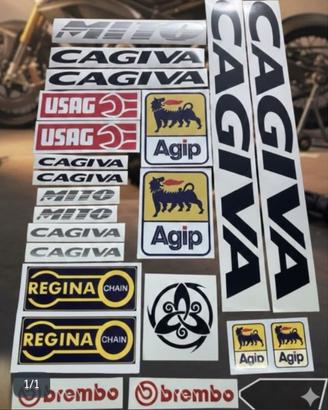 Adesivi Cagiva Mito 1990 + Sponsor Kit Completo
