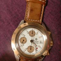 zodiac cronografo acciaio  oro red point