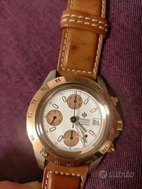 zodiac cronografo acciaio  oro red point