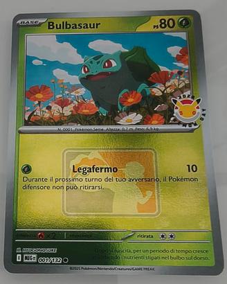 Pokemon Bulbasaur Promo Pokemon Day MegaEvoluzione