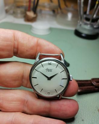 Lorenz cassa acciaio  orologio uomo
