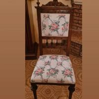 sedia antiquariato in legno