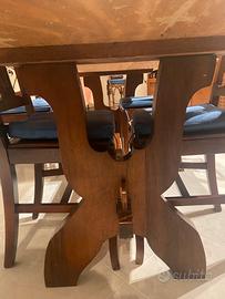 Tavolo noce nazionale massello