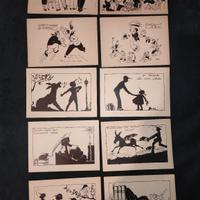 10 cartoline Università goliardica anni 1930/40