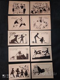 10 cartoline Università goliardica anni 1930/40