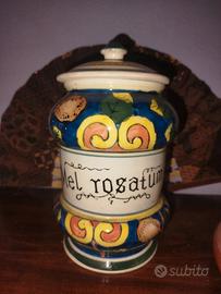 vaso da farmacia antica mel  rosatum
