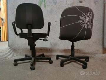 coppia sedie da ufficio