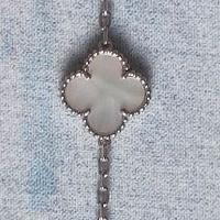 BRACCIALE VAN CLEEF ORO BIANCO E MADREPERLA NEW