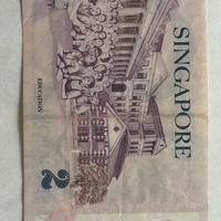 Banconota Singapore 2 dollari