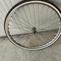 ruota anteriore per bicicletta da donna 