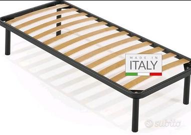 letto/rete singolo con doghe