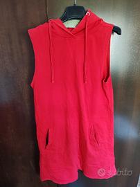 Vestito in cotone con cappuccio 
