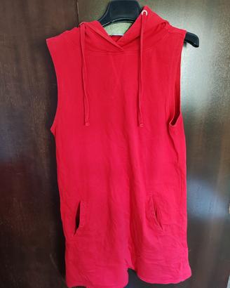 Vestito in cotone con cappuccio 