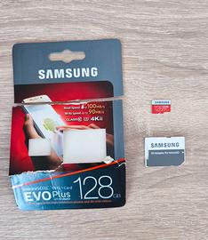 Scheda MicroSDXC 128 gb Samsung Evo Plus
