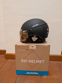 Casco Sci Alpina Ski Helmet Menga JV tg 55-59