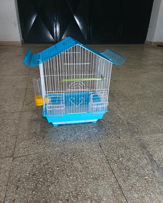 gabbia per pappagalli come nuova usata pochissimo 