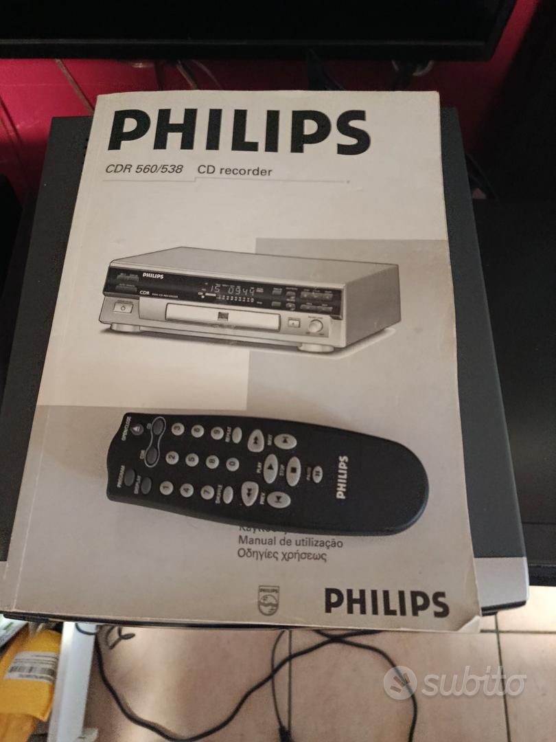 その他 PHILIPS CDR 560 lettore CD Philips CDR 560 - Audio/Video In vendita a Torino