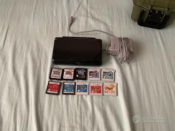 Nintendo 3ds+giochi+postazione di ricarica