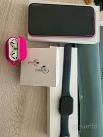 iphone 16 plus 256 con apple watch e airpods