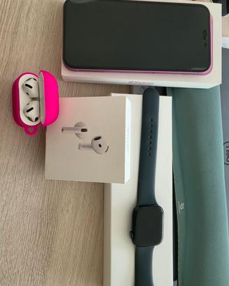iphone 16 plus 256 con apple watch e airpods
