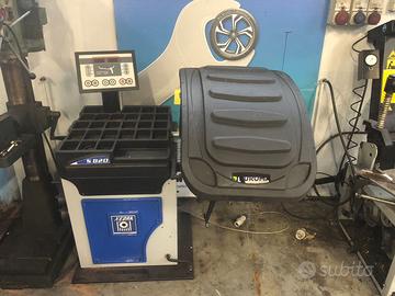 Bilanciatrice più smonta gomme usate poco