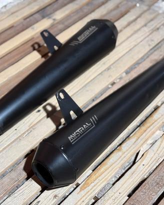 SCARICHI MISTRAL SHORT PER MOTO GUZZI V7 850