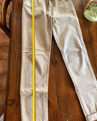 pantaloni donna chino Benetton taglia 28 