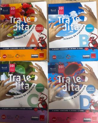Tra le dita A+B+C+D - libri di scienze per medie